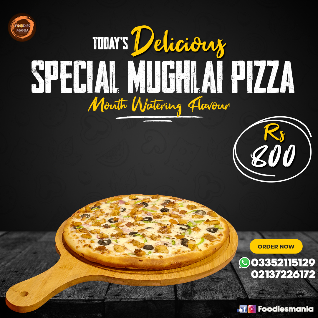 Special Mughlai Pizza
